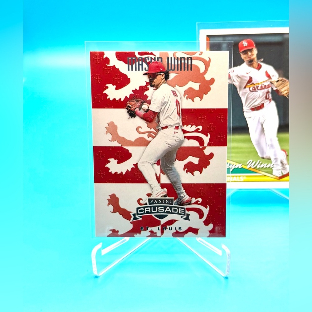🔥Masyn Winn Lot! 🔥Topps Rookie Card + Red Crusade Insert! 🤩 - Picture 2 of 6
